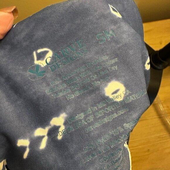 Carve Designs Womens Athletic V-Neck Swim Dress Blue Summer UPF Sun Protect Sz S - Picture 8 of 11